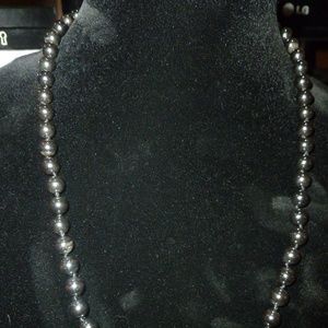 Woman's Alaska Black Diamond Hematite Necklace